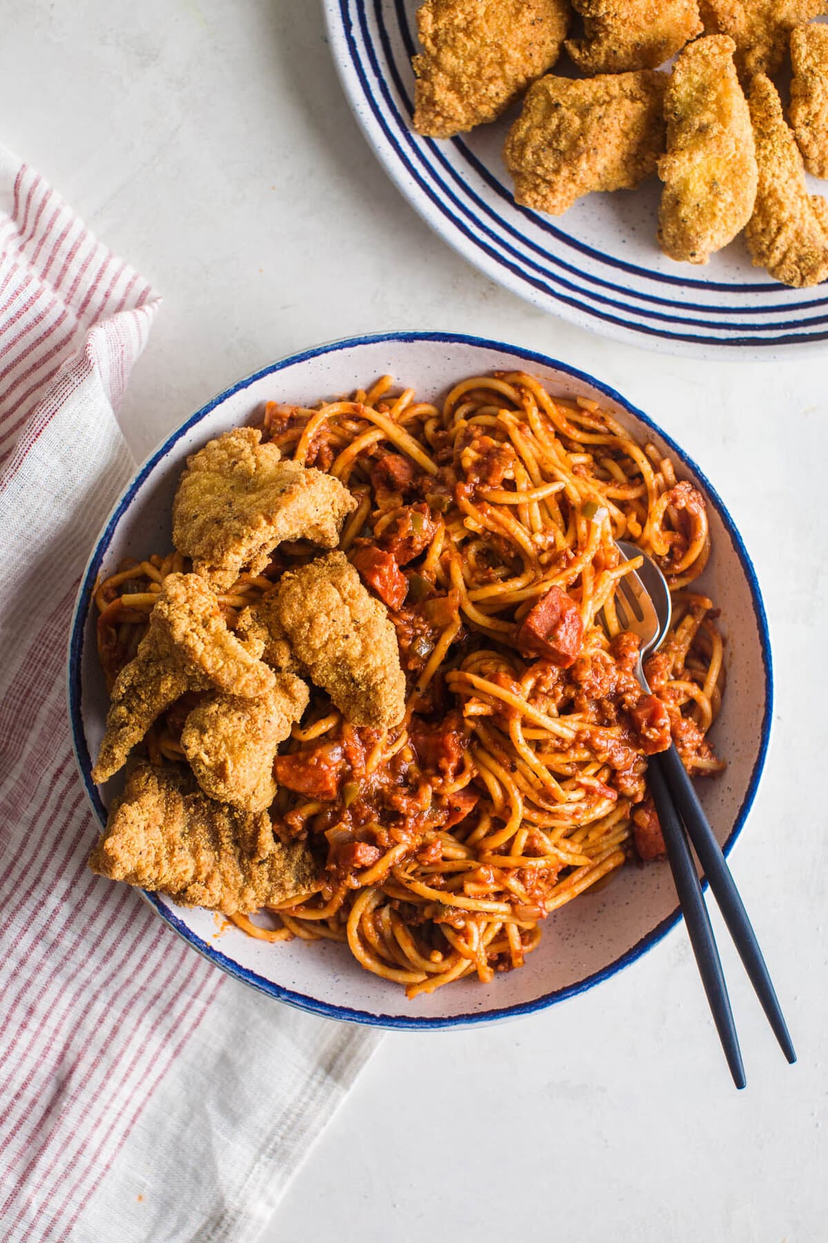 Fried Fish and Spaghetti Recipe Cooks with Soul