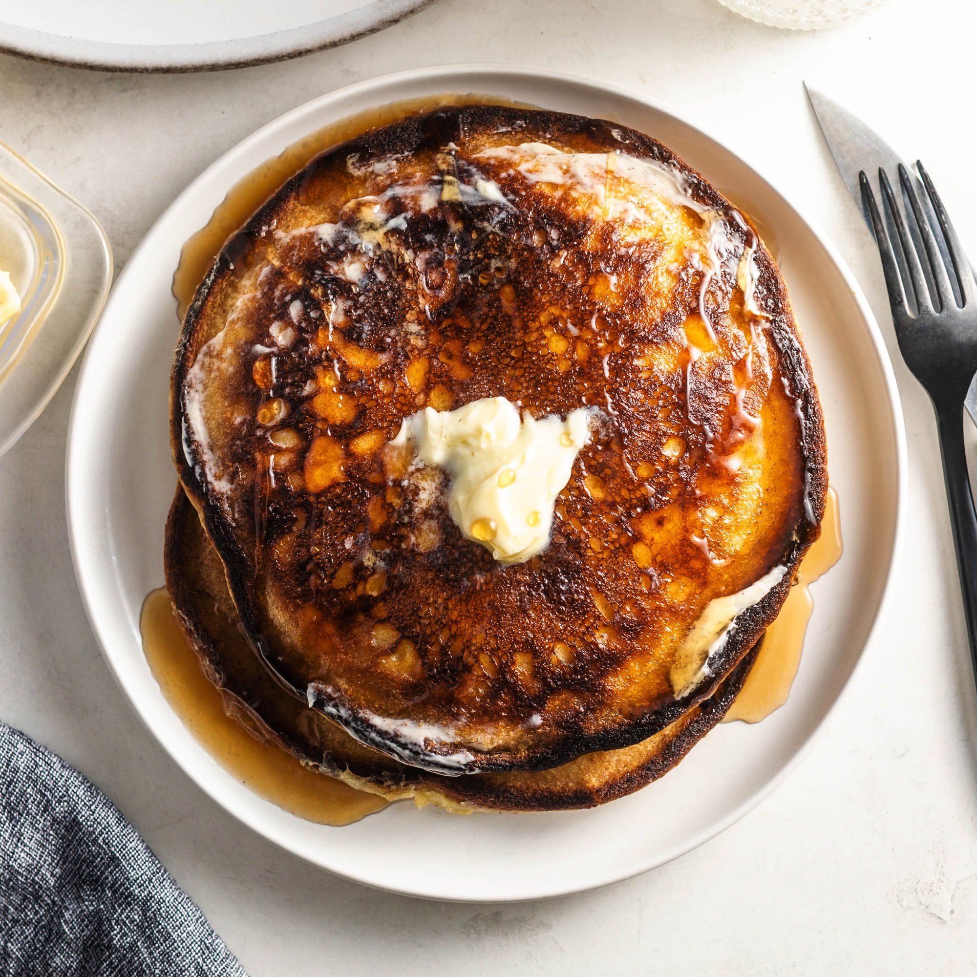 The Best Buttermilk Pancakes with Crispy Edges Cooks with Soul
