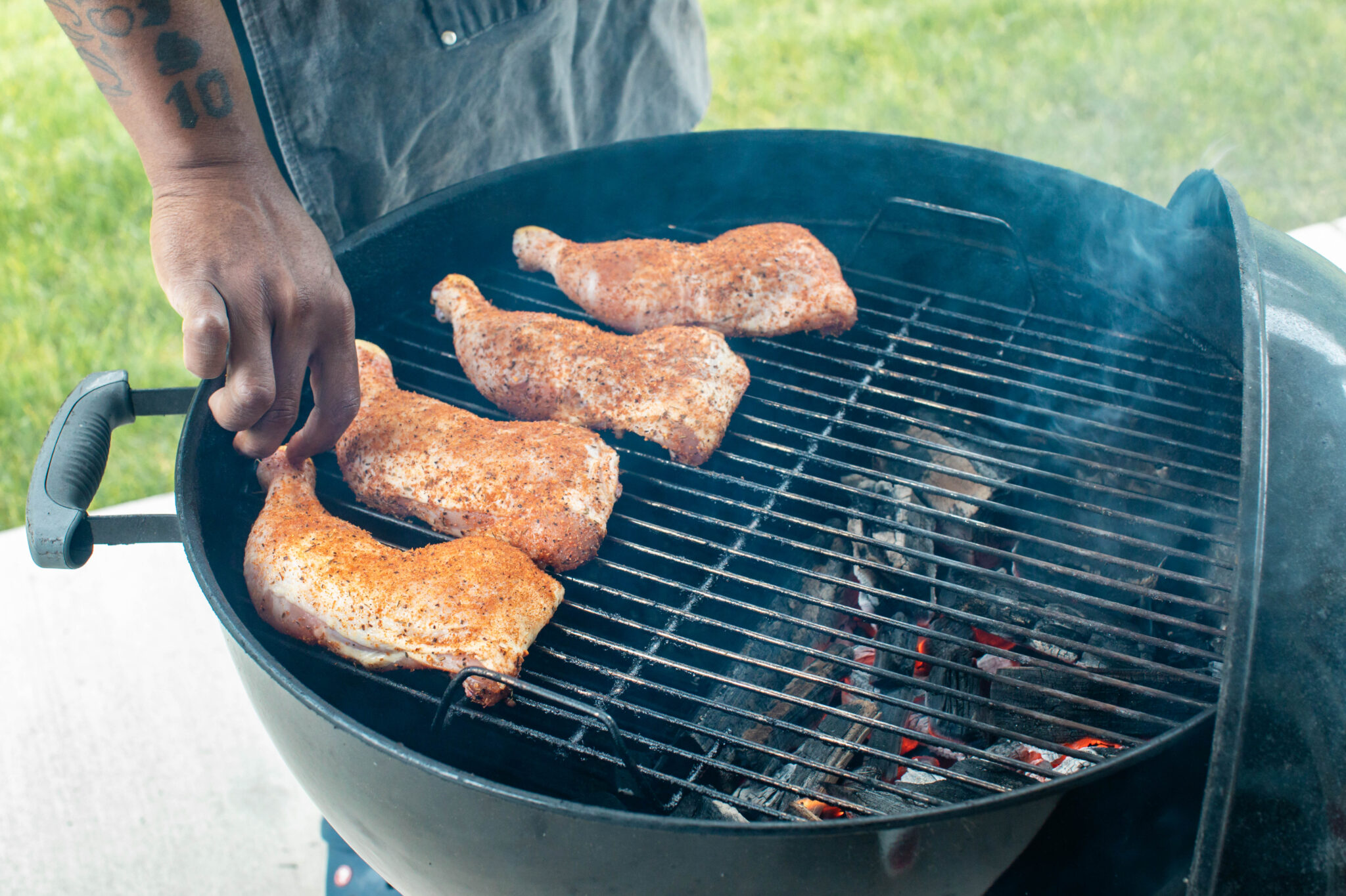 Easy Grilled Barbecue Chicken Quarters Recipe - Cooks with Soul